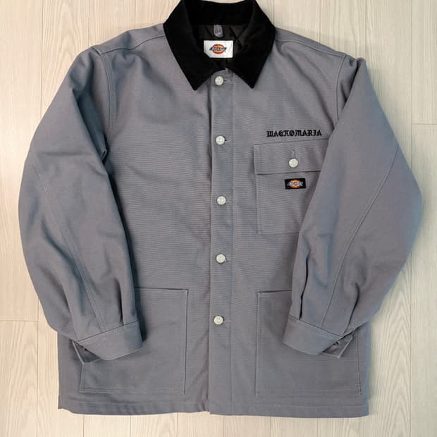 [L] 와코마리아 디키즈 커버올 캔버스 워크자켓 그레이