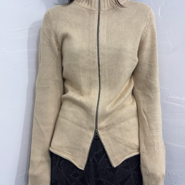 theory twoway knit zipup