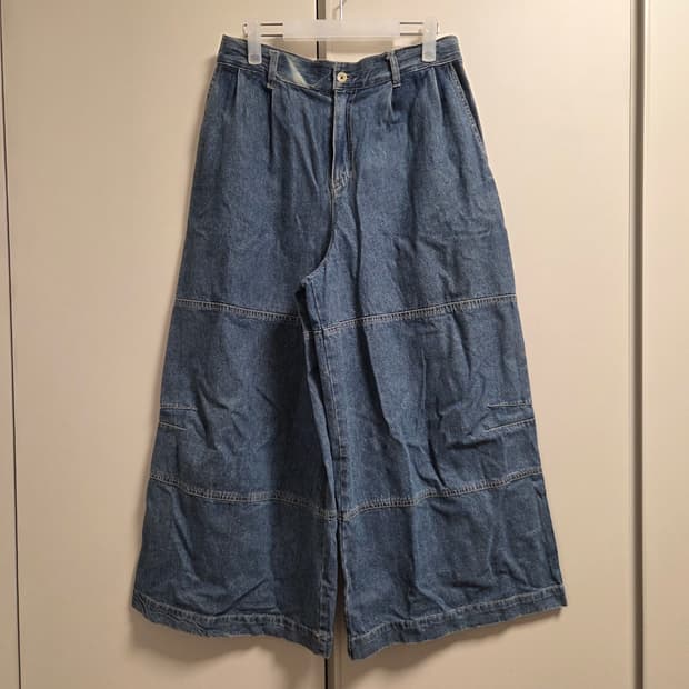 Cons 재팬 더블니 가우초 데님팬츠 청바지 30