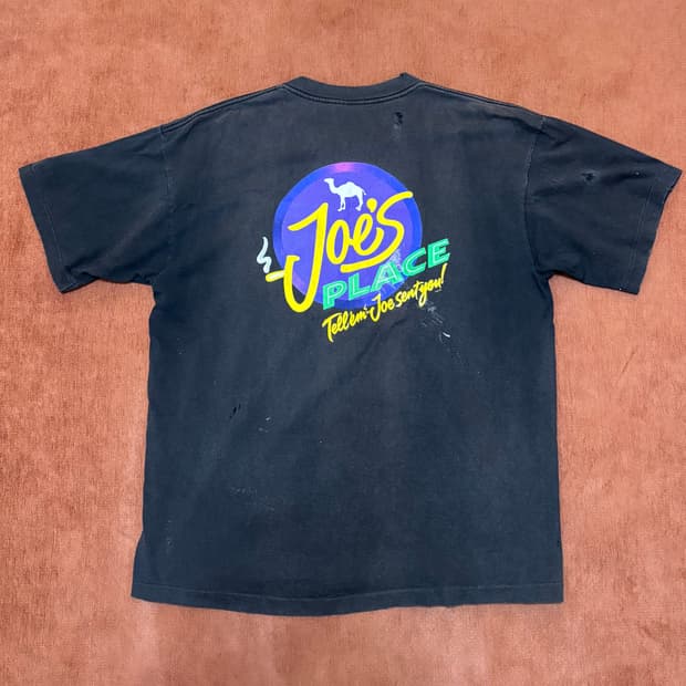 90s 빈티지 카멜 티셔츠 Joe’s place