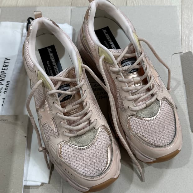 골든구스 라이트스타 핑크 39사이즈