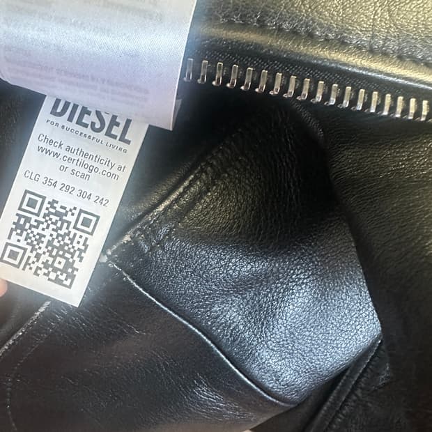 디젤 바이커 레더 자켓