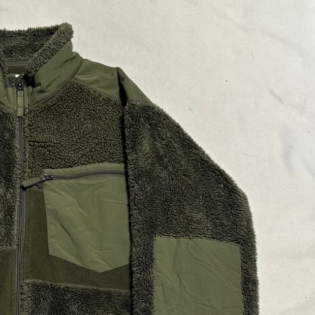 XL 유니클로 X 엔지니어드 가먼츠 카키 플리스