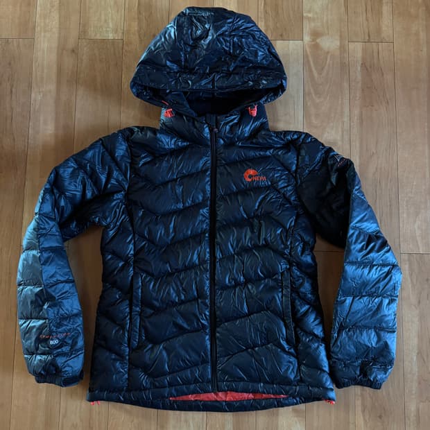 네파 구스다운 패딩 자켓 여성용 블랙 M