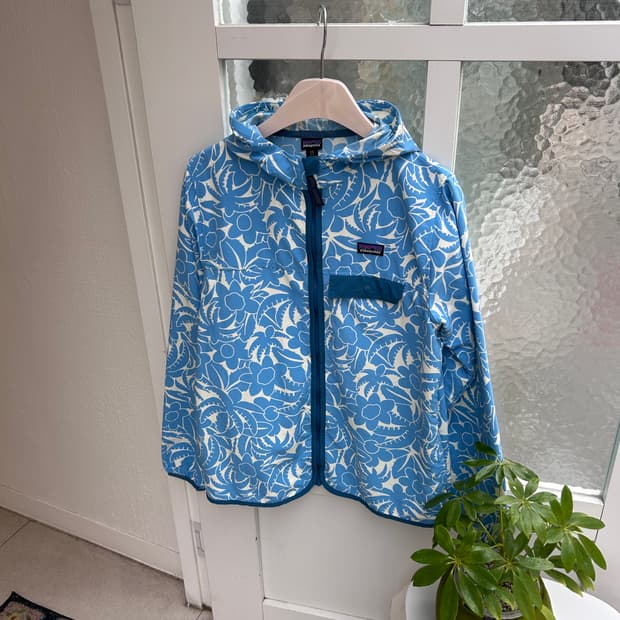 Patagonia pattern hood zip-up jacket