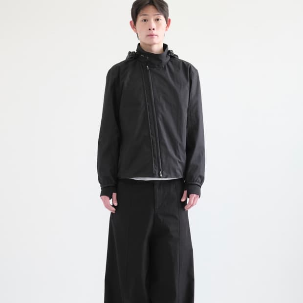 해칭룸  Diagonal Zip Jacket V2 Black - 4(L)