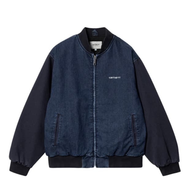 칼하트 wip 팍손 봄버 다크 네이비