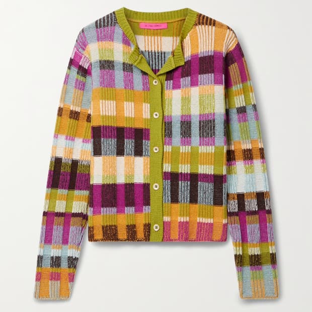 The Elder Statesman 캐시미어 가디건, 니트 바지 셋업 S