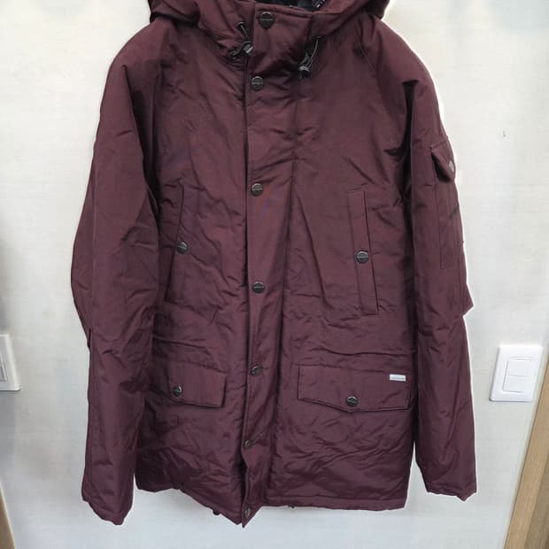 칼하트 앵커리지 파카 패딩 s 버건디 