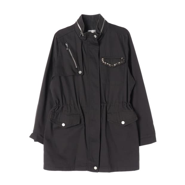 yetts 예츠 코튼 워크 야상 자켓 블랙 55