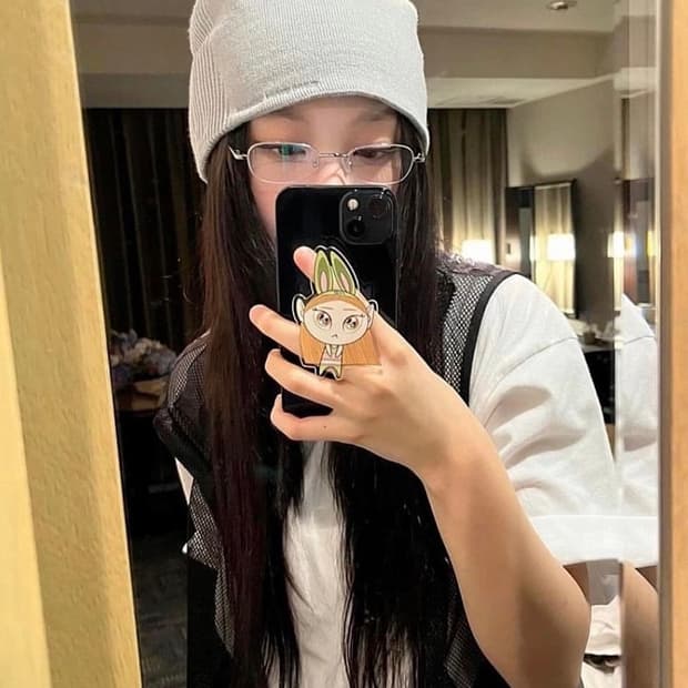 [2] 산산기어 바이너리 비니 아이보리