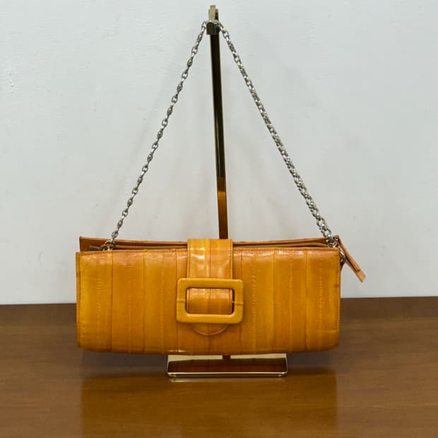 천연장어 가죽 백