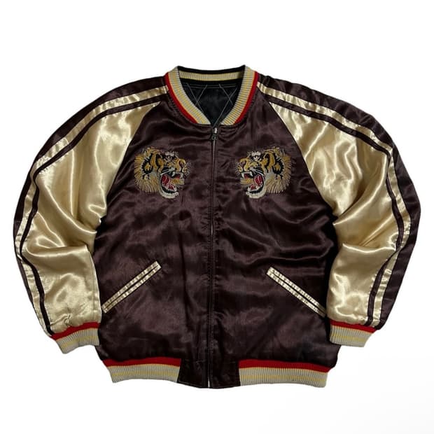 JPN 빈티지 호랑이 스카쟌