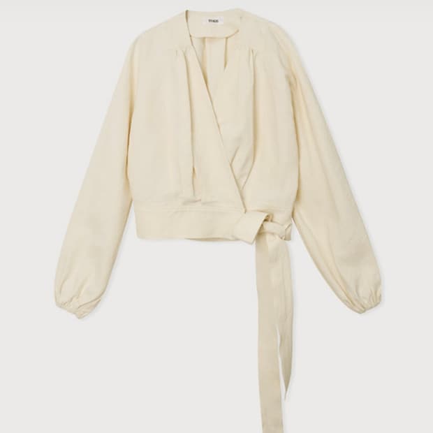 에토스 WAIST STRAP BLOUSE