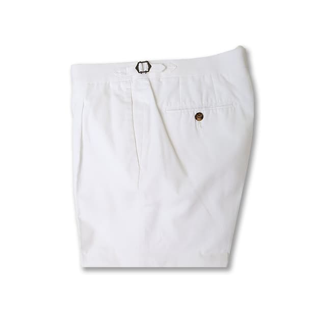 수트 서플라이 [Suit Supply] 브렌트 우드 퓨어 코튼 화이트 팬