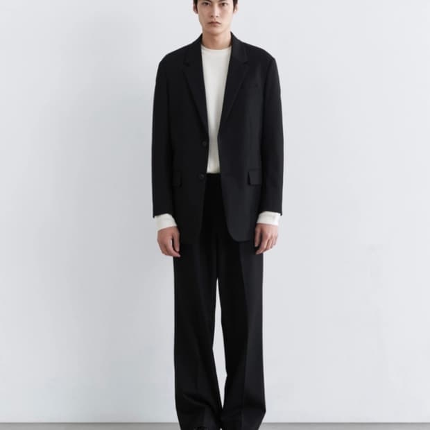 무신사 스탠다드 와이드 슬랙스 블랙