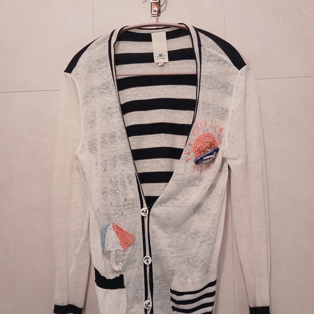 오즈세컨 정품 여성 봄여름 가디건 2 (90) 사이즈