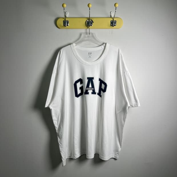 GAP 갭 베이직 로고 화이트 반팔 티셔츠 3XL