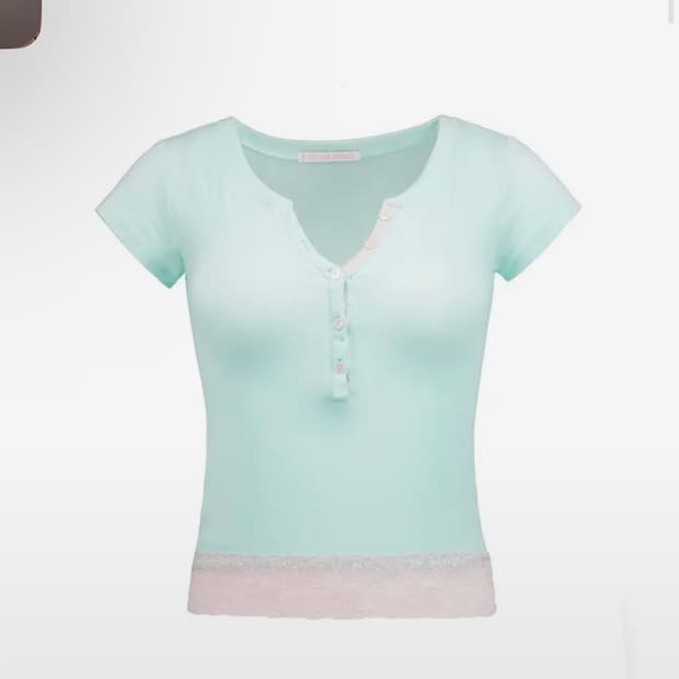 새상품)포어링 베이비 파우더 레이스 티 민트