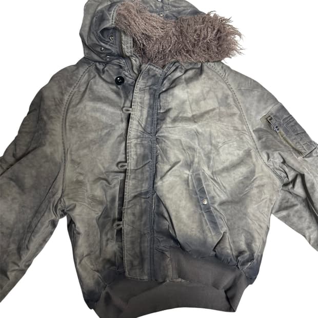 nofaithstudios Astro fur bomber jacket