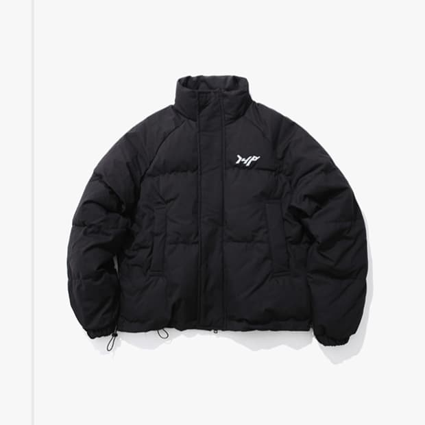 i4p 체인 숏패딩 블랙 L