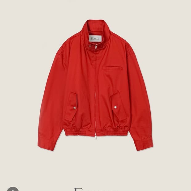 레드 해링턴 자켓 노이스맛