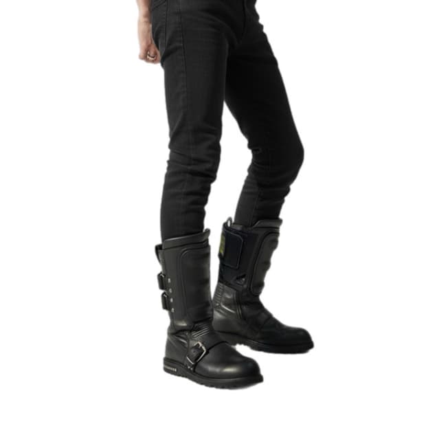 카도야 레더 배틀 아머 바이커부츠