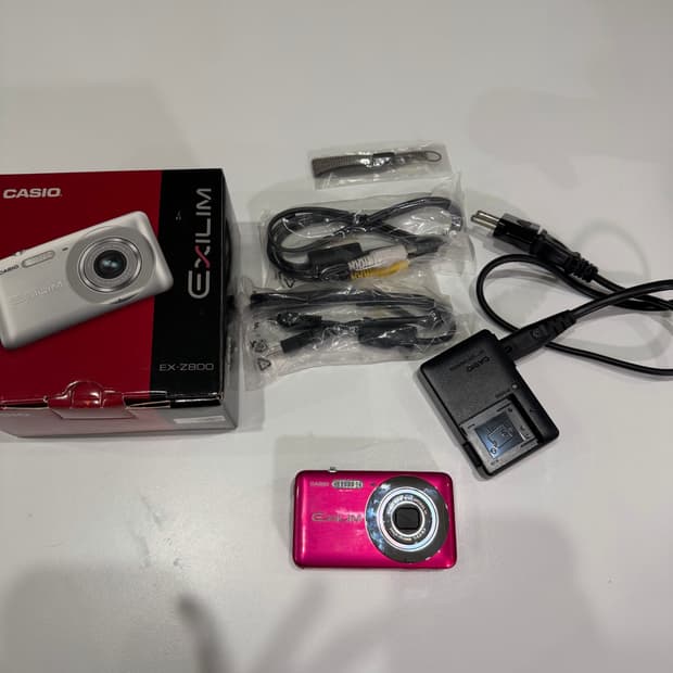 카시오 EXILIM EX-Z800 핑크 디지털 카메라