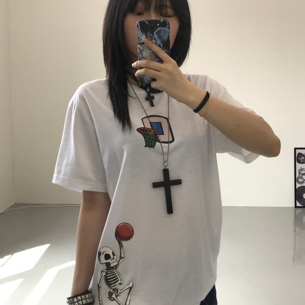 shein 프린팅 반팔