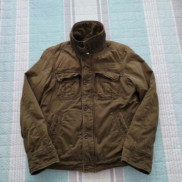 아베크롬비 홀리스터 울프죠 밀리터리 야상자켓 M 105사이즈