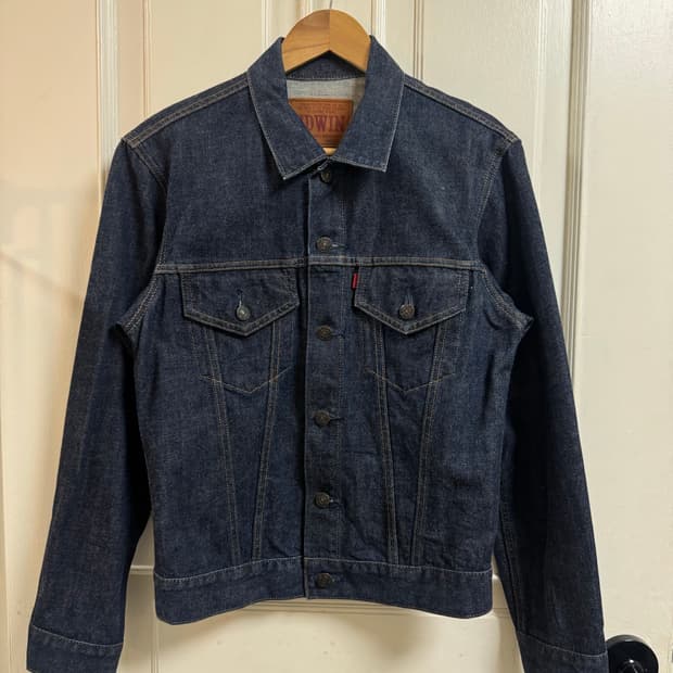 에드윈 Edwin 인디고 데님 자켓