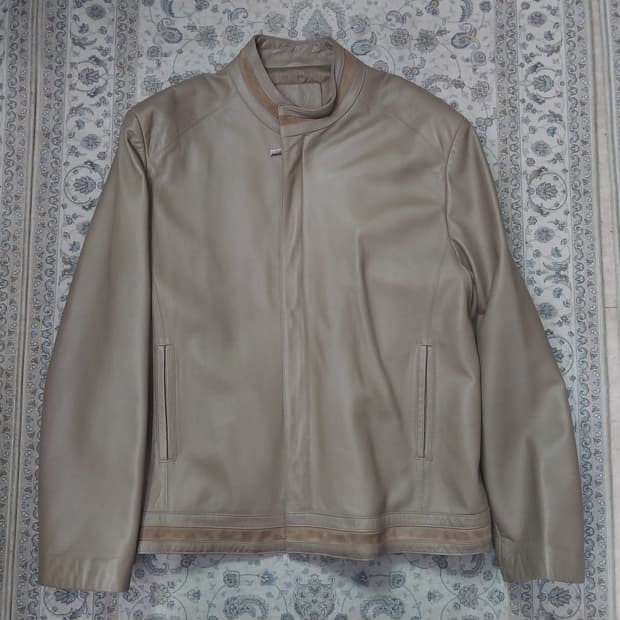 카루소 이태리 델바키오 래더 양가죽/염소가죽자켓 100