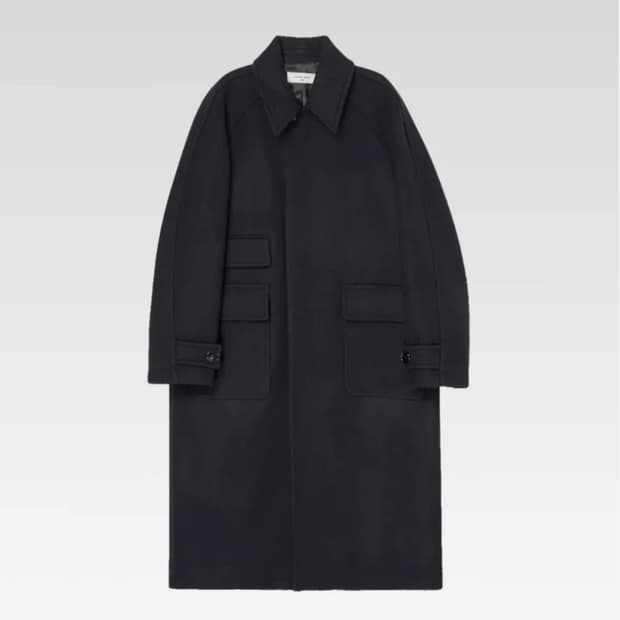 애프터 프레이 투어리스트 발마칸 코트 네이비 L