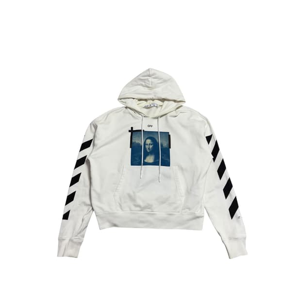 오프화이트 모나리자 애로우 후드티