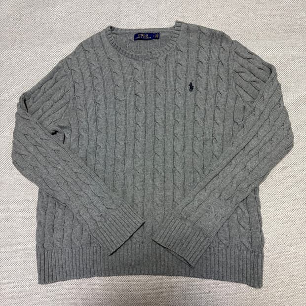 폴로 랄프로렌 라운드 케이블 니트