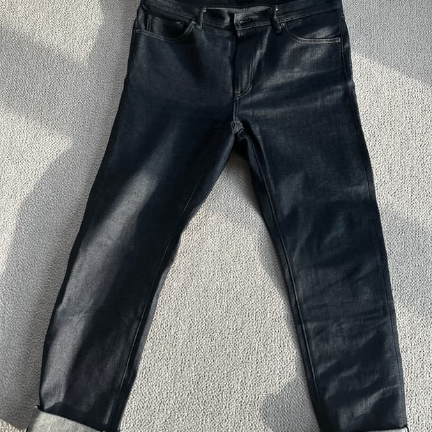 (36 새상품) 유니클로 셀비지 데님 진 청바지