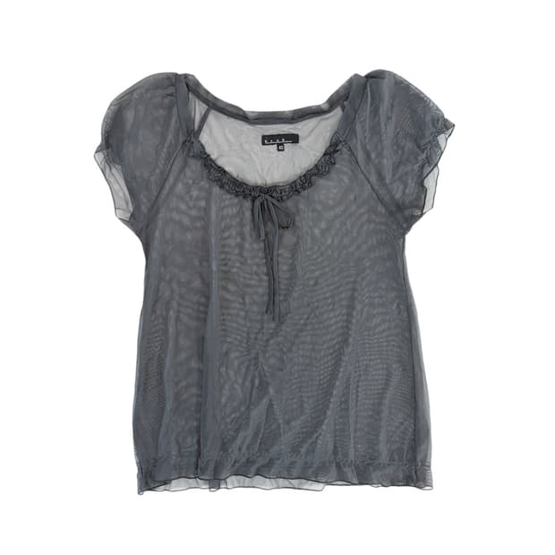 Vintage 시스루 블라우스