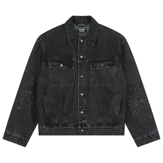 [셋업] 인세인개러지 x 슬로우보이 페인티드 데님 셋업