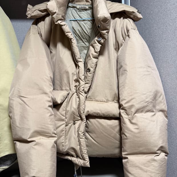 오라리 19fw 다운 재킷
