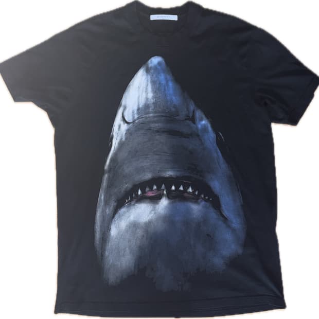 givenchy shark t-shirts