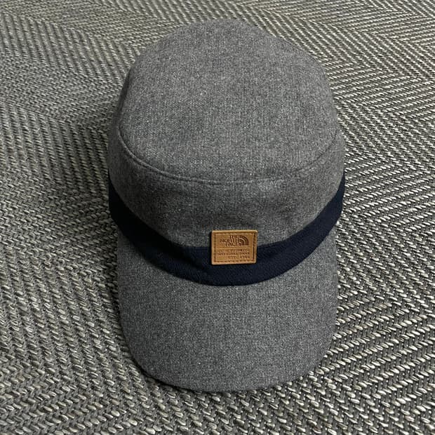 노스페이스 울 혼방 모직 이어플랩 볼캡o 4336