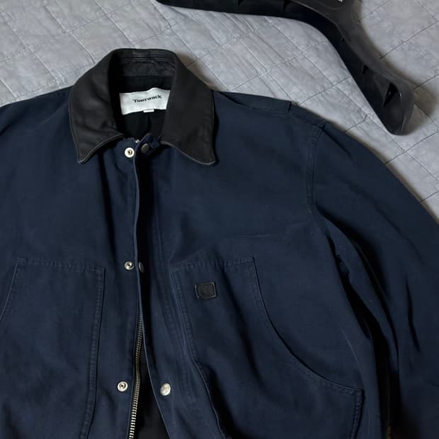 토니웩 레더카라 워크자켓 네이비 XL