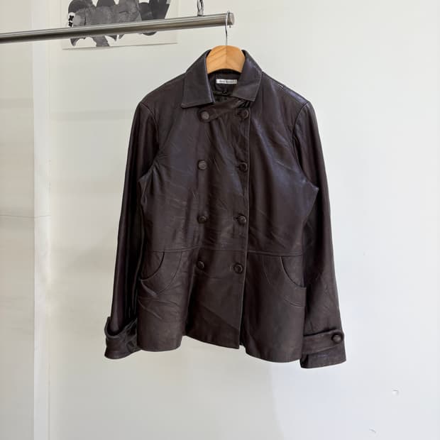 ANNE BASKET 레더자켓