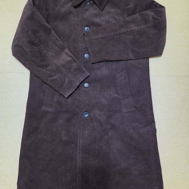 GU 코듀로이 빅 코트