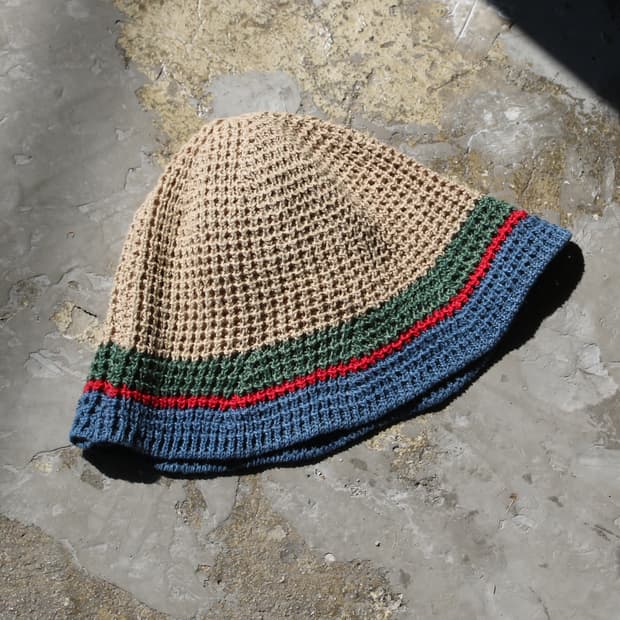 (착용컷) 크로쉐 버킷햇