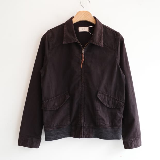 Japan brand 가먼트다잉 집업 블루종