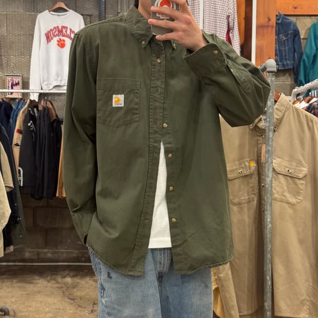빈티지 칼하트 워크셔츠(kold_8431)