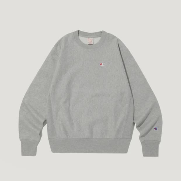 리버스위브 C로고 스웨트셔츠 Normal Grey