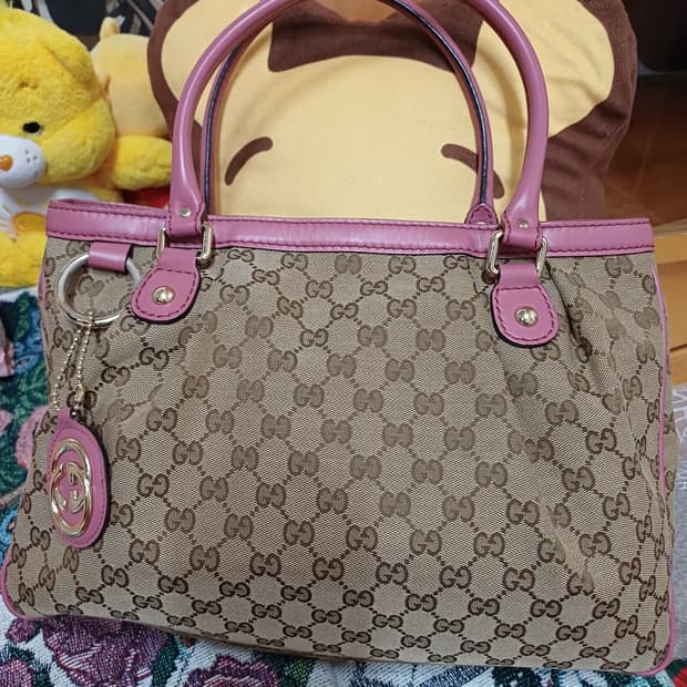 정품:) 구찌 쟈가드 캔버스 토트백 숄더백 (296835)