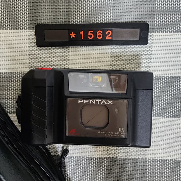 펜탁스 PC-555 DATE 필름카메라 파우치포함